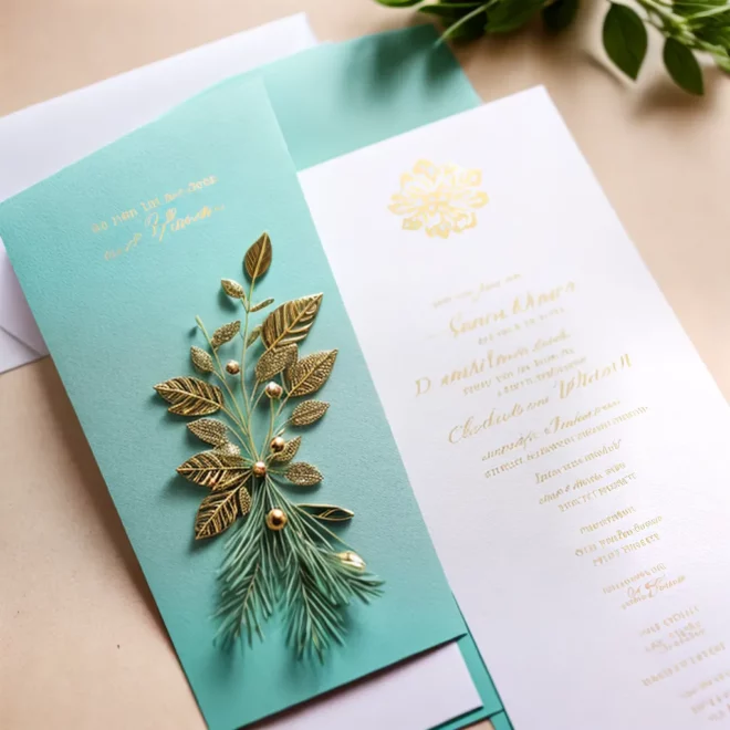 convite reciclado flores typo elegante
