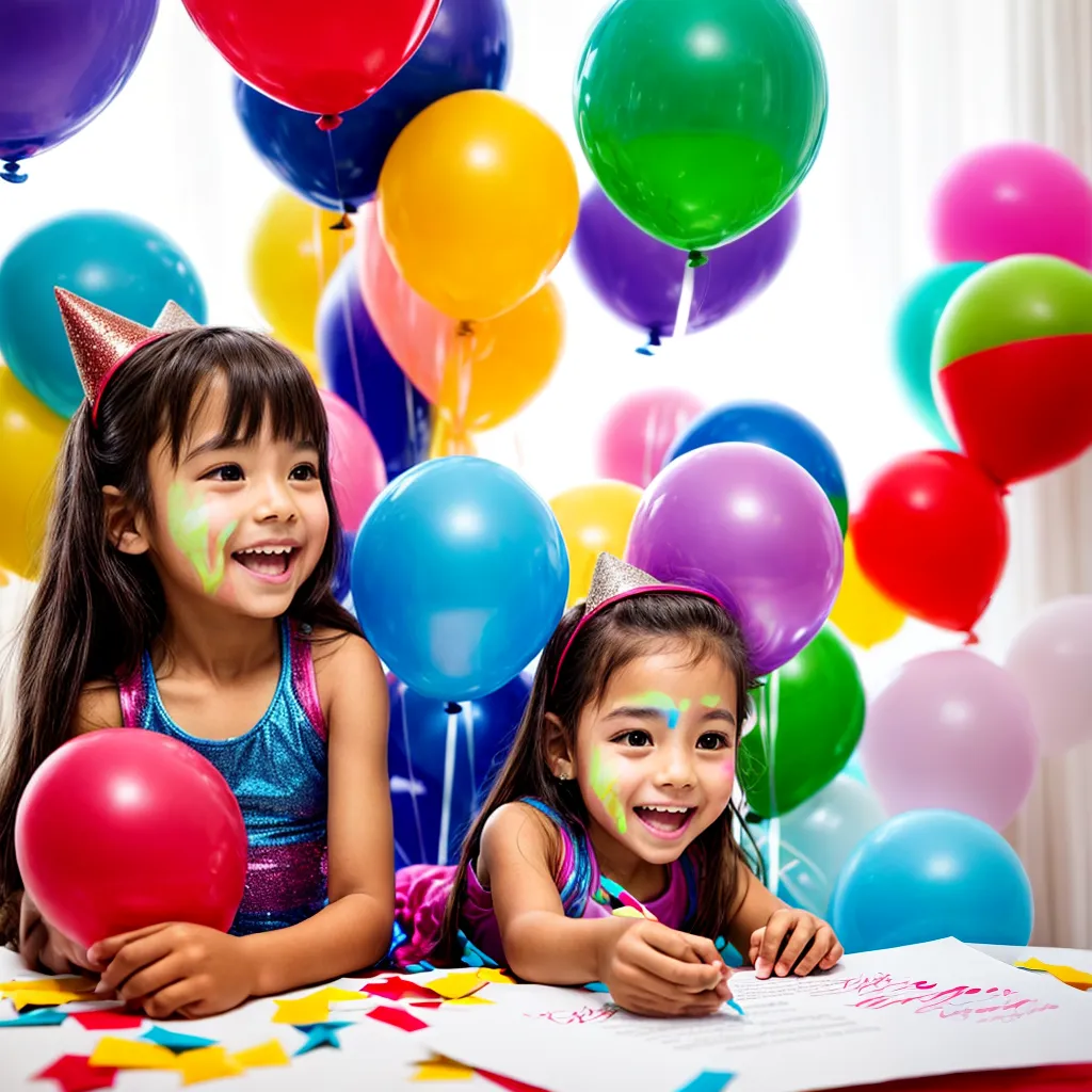 convite infantil festa baloes alegria