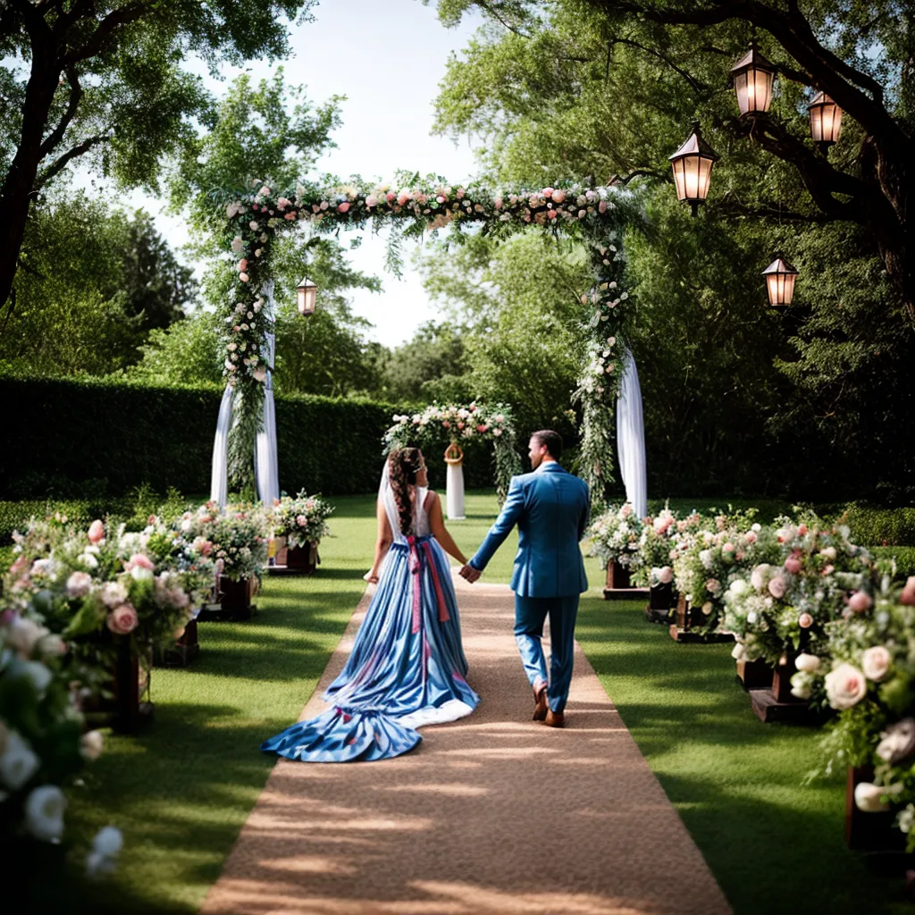 casamento jardim noiva vestido floral