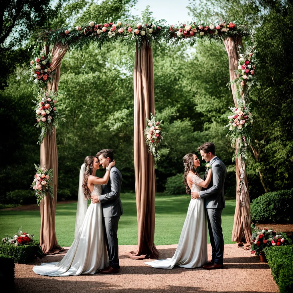 casamento ao ar livre rustico arco romantico