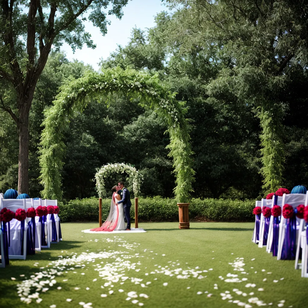 casamento ar livre arco floral natureza