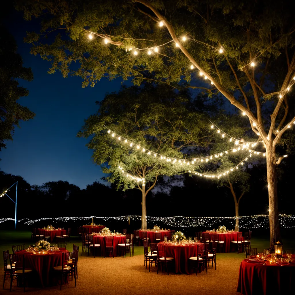 casamento ao ar livre luzes fadas casamento ao ar livre luzes fadas