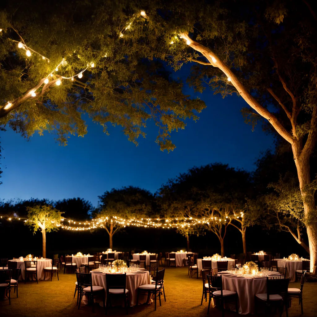 casamento ao ar livre luzes romantico casamento ao ar livre luzes romantico