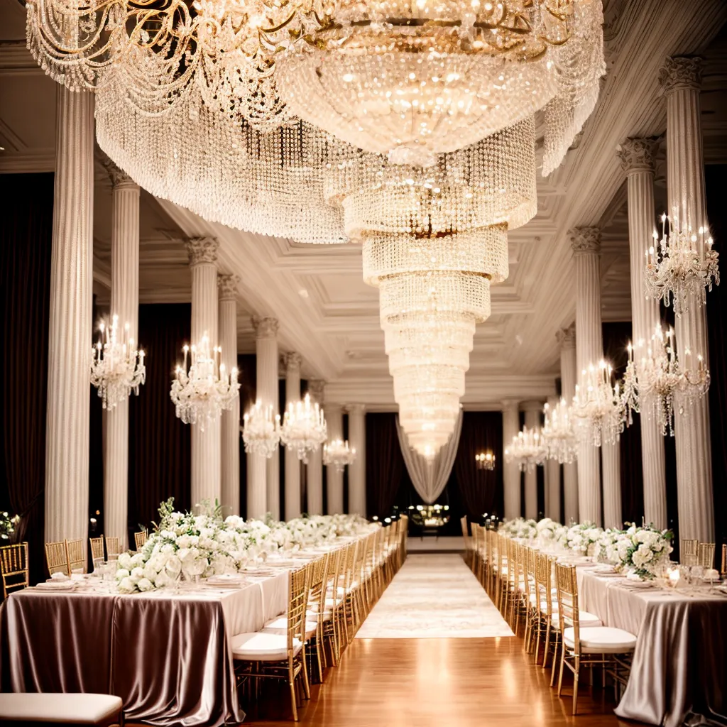 casamento luxuoso salao recepcao cristais