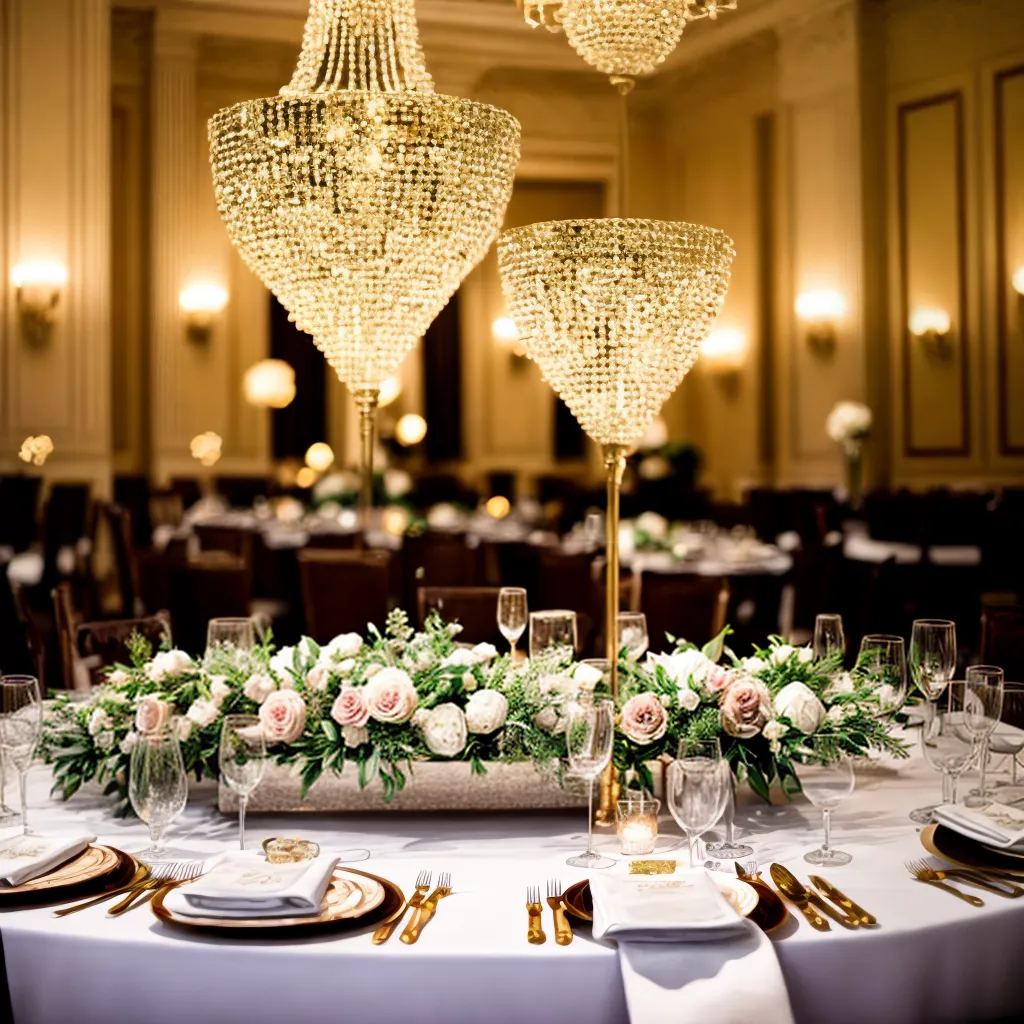 casamento luxuoso decoracao cristais flores ouro