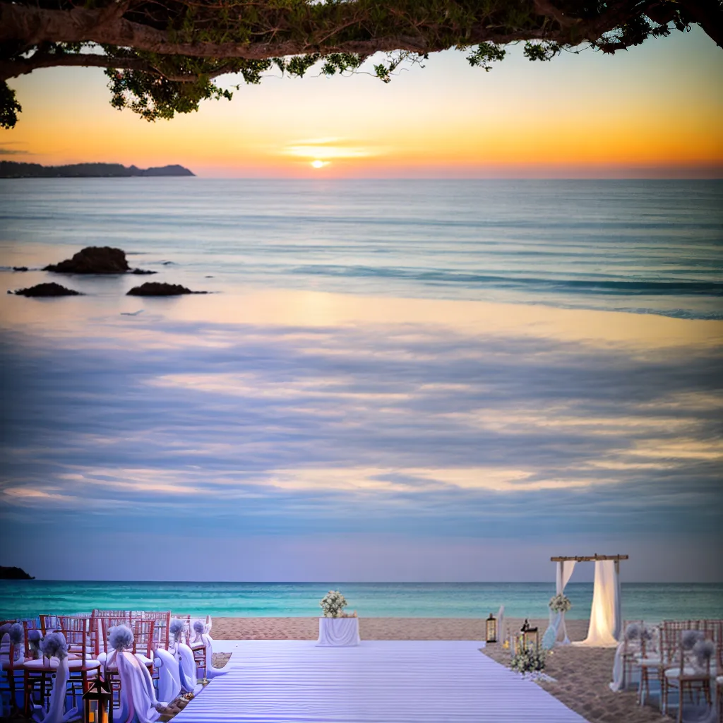 casamento praia gazebo flores tropical 1