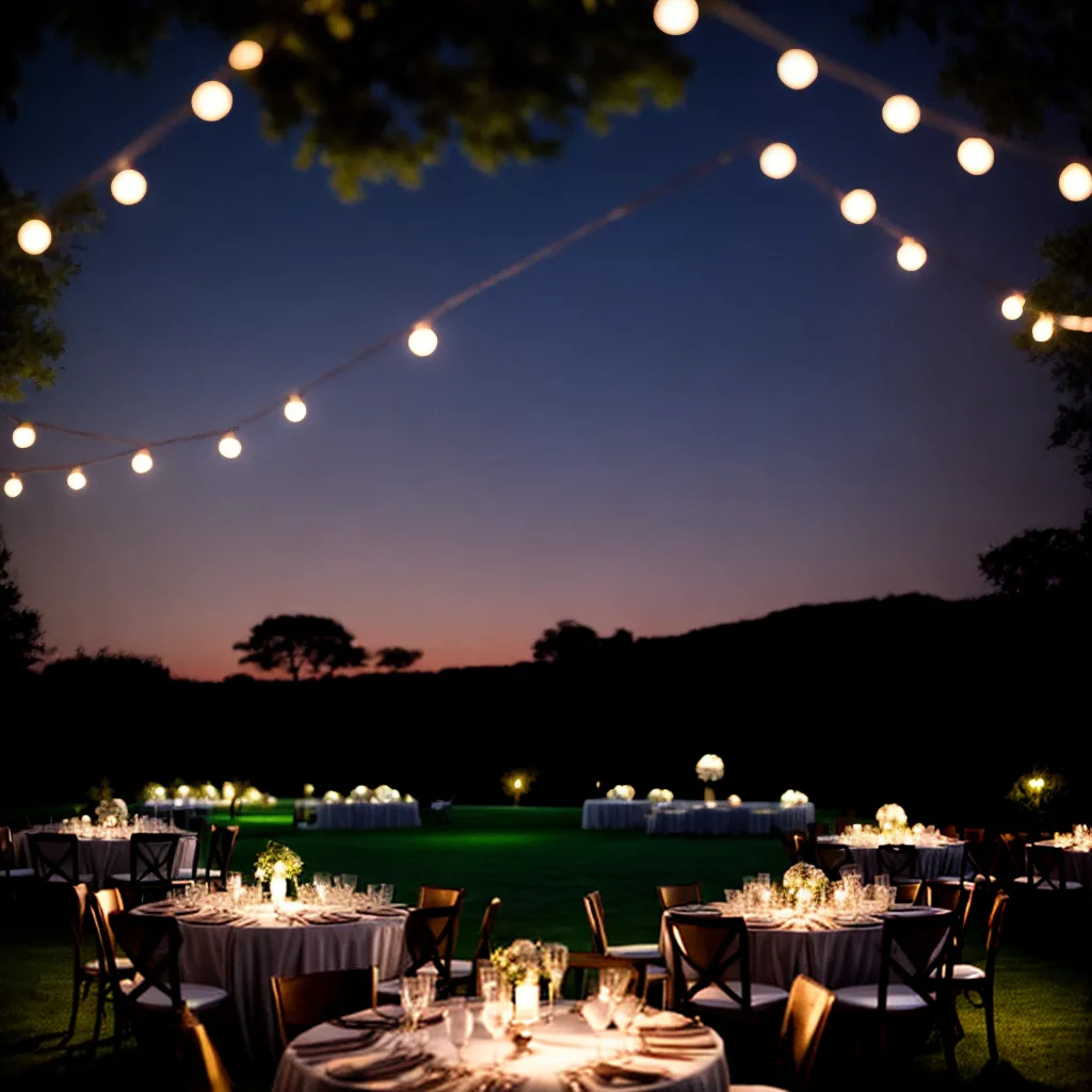 casamento noturno luzes romantico enfeites casamento noturno luzes romantico enfeites