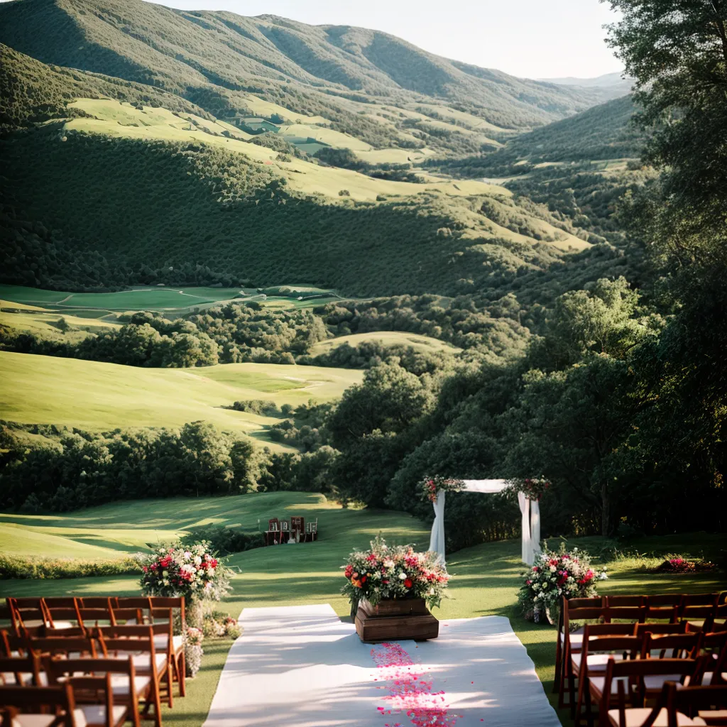 casamento campo cadeiras florais natureza