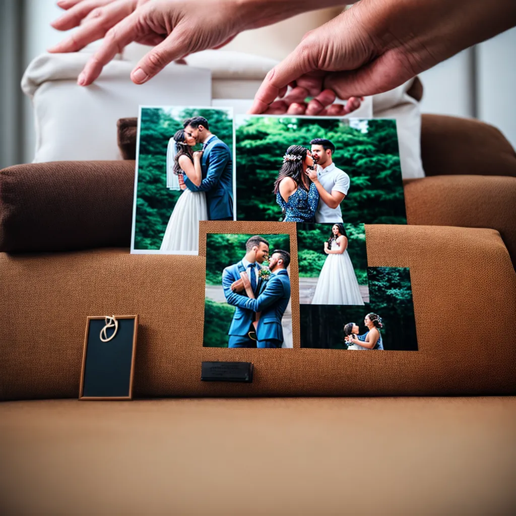 parede fotos casamento historia amor