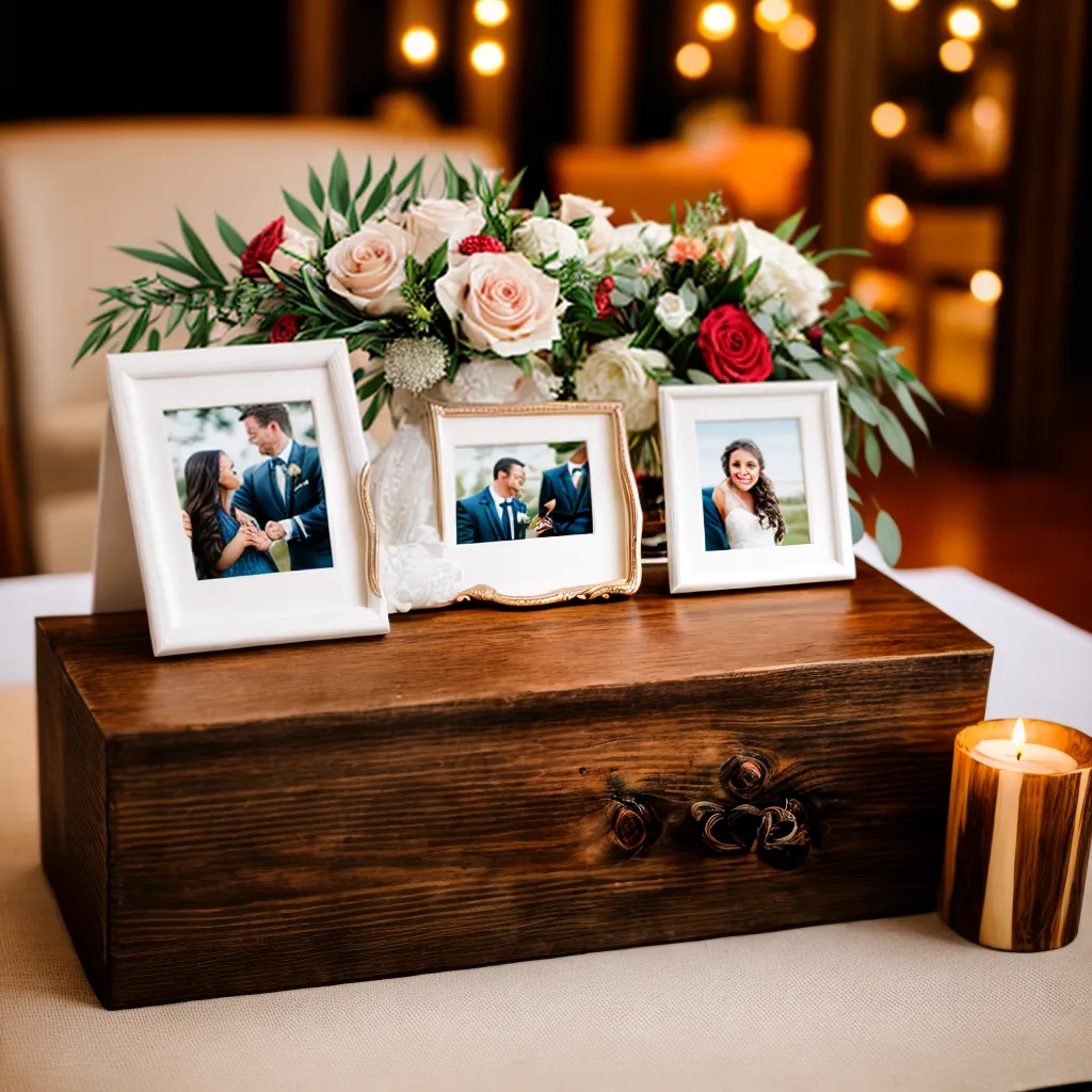 mesa casamento fotos personalizadas