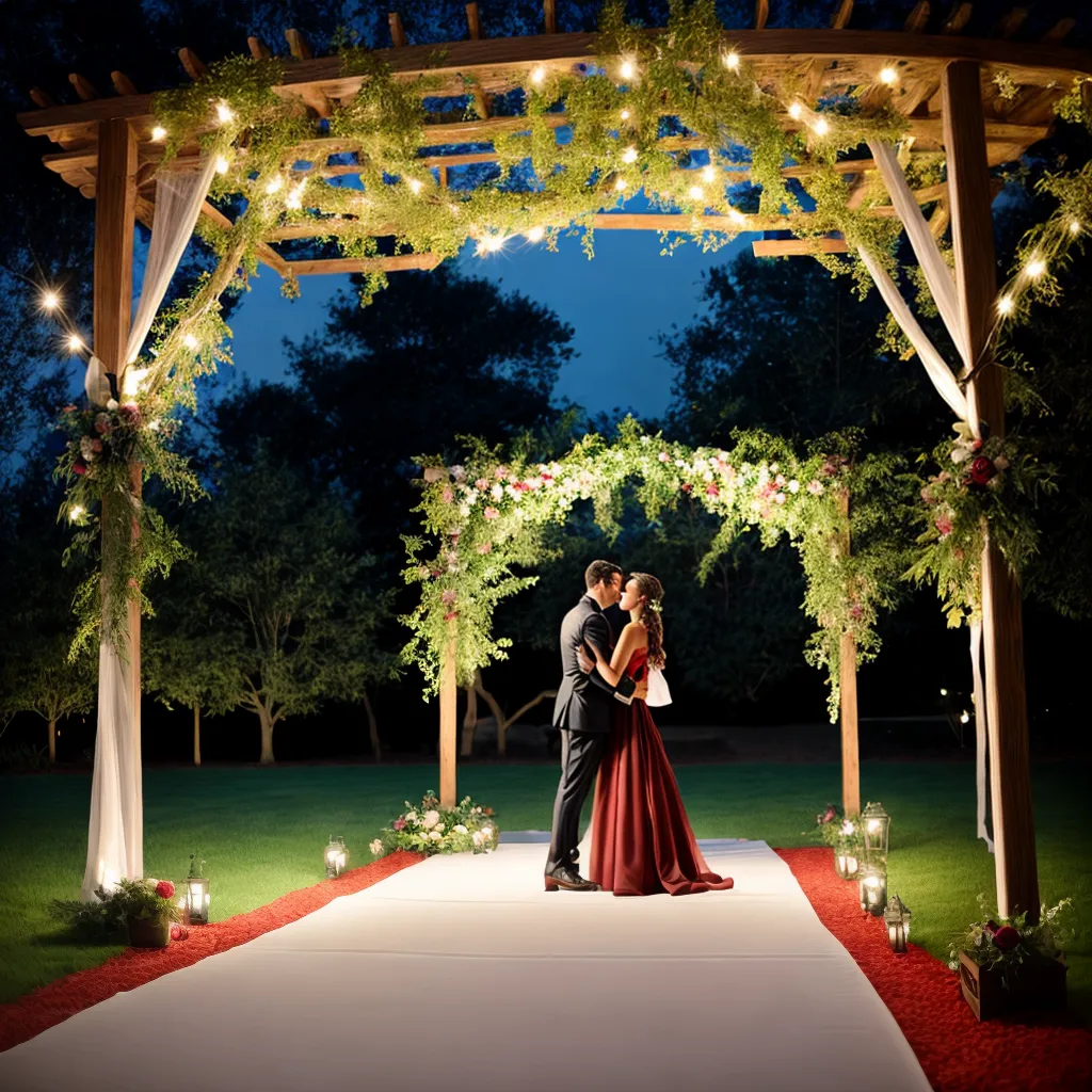 casamento jardim magico arco flores luzes casamento jardim magico arco flores luzes