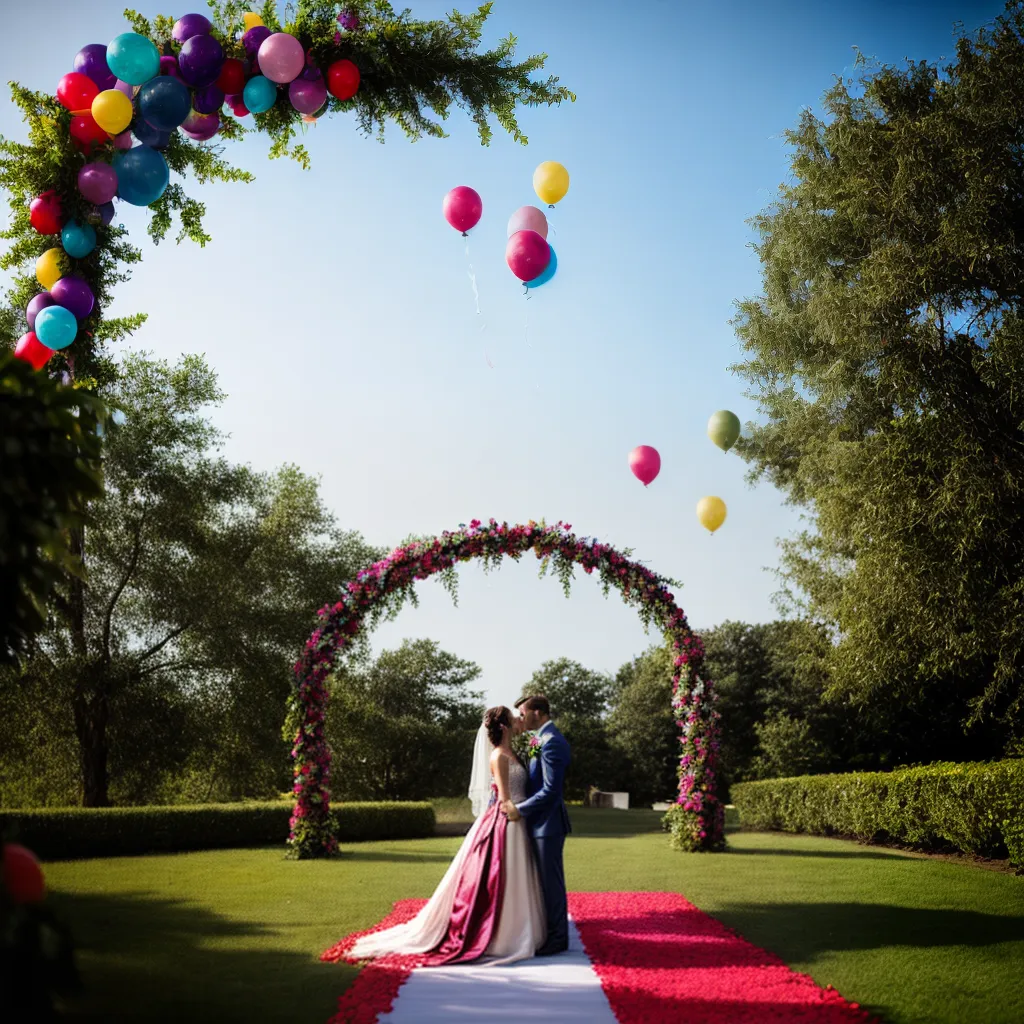 casamento ao ar livre baloes coloridos casamento ao ar livre baloes coloridos