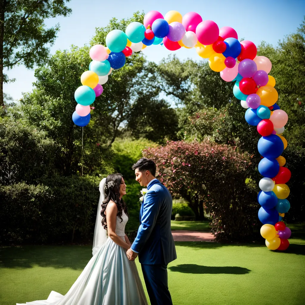 casamento jardim baloes noivos arco casamento jardim baloes noivos arco