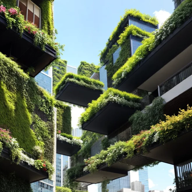 cidade verde arranha ceus arquitetura sustentavel