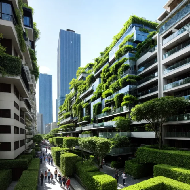 cidade verde arranha ceus arquitetura 1