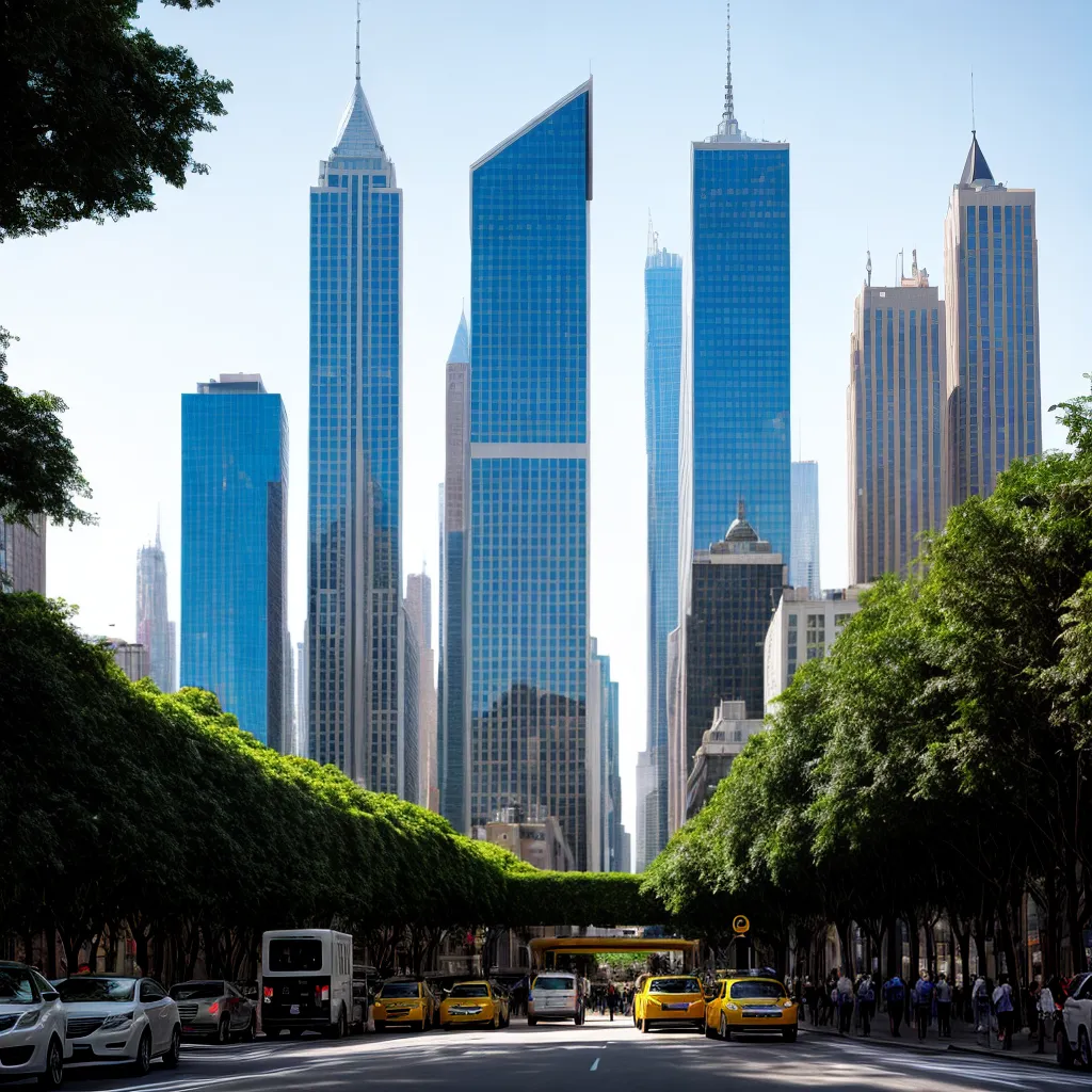 cidade futurista arranha ceus tecnologia 2