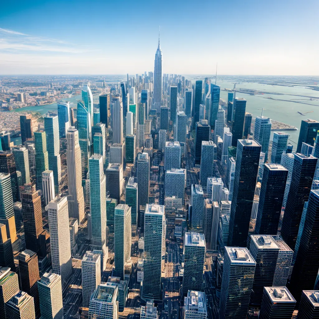 cidade futurista arranha ceus tecnologia 3