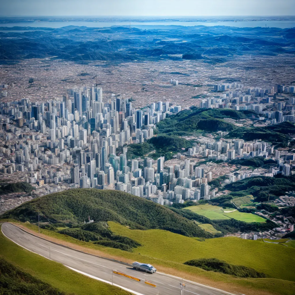 cidade futurista 5g tecnologia