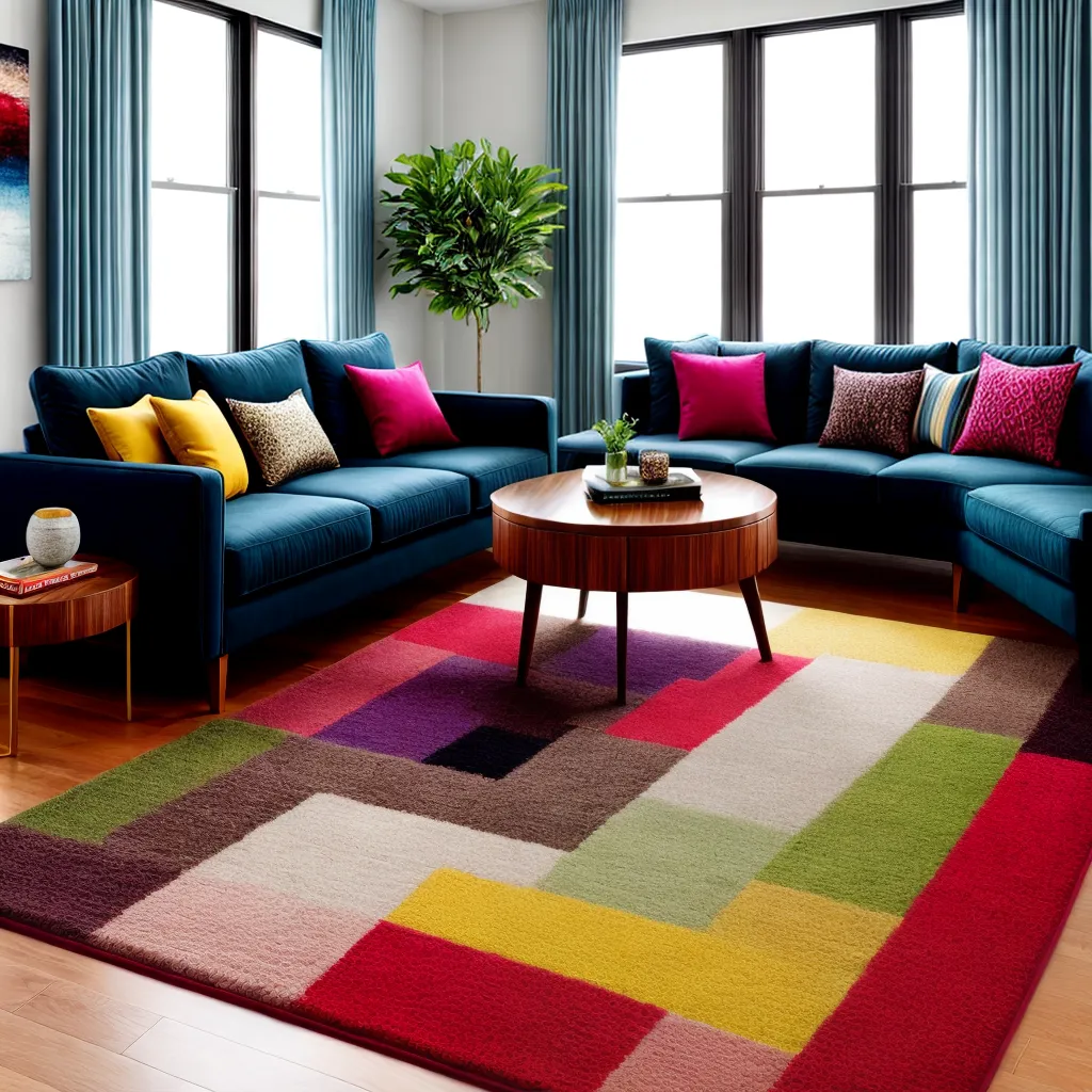 sala luxuosa tapete design 2023