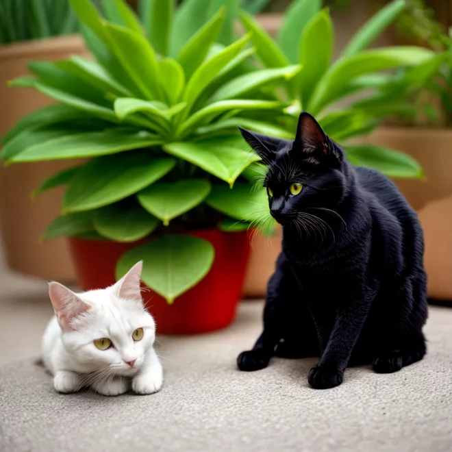 gato curioso suculenta colorida gato curioso suculenta colorida