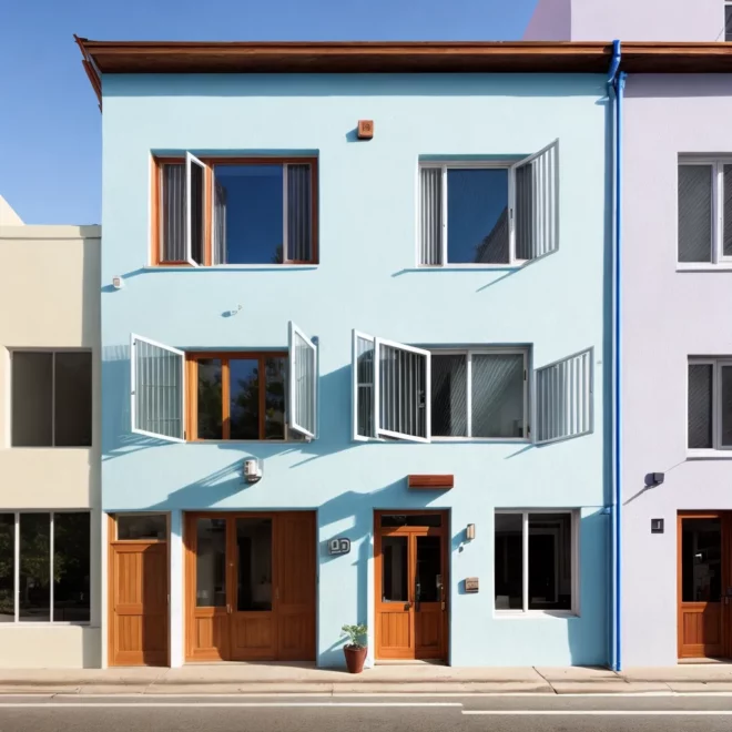 fachada renovada moderna arquitetura