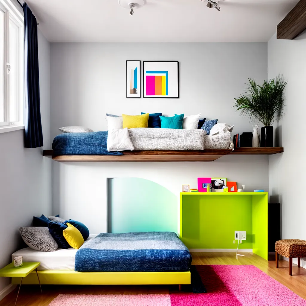 quarto adolescente moderno colorido 1 quarto adolescente moderno colorido 1