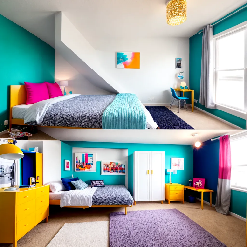 quarto adolescente moderno colorido 5 quarto adolescente moderno colorido 5