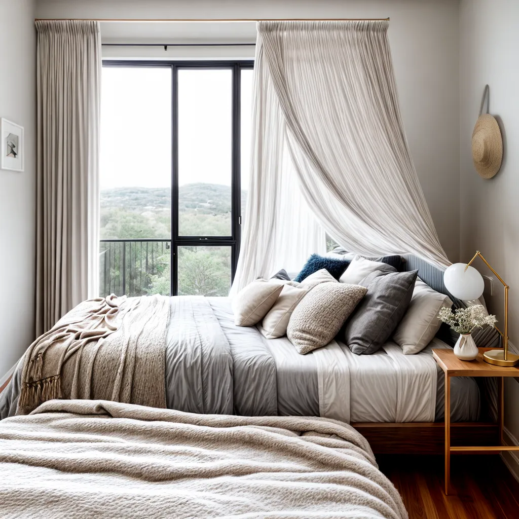quarto romantico conforto natureza