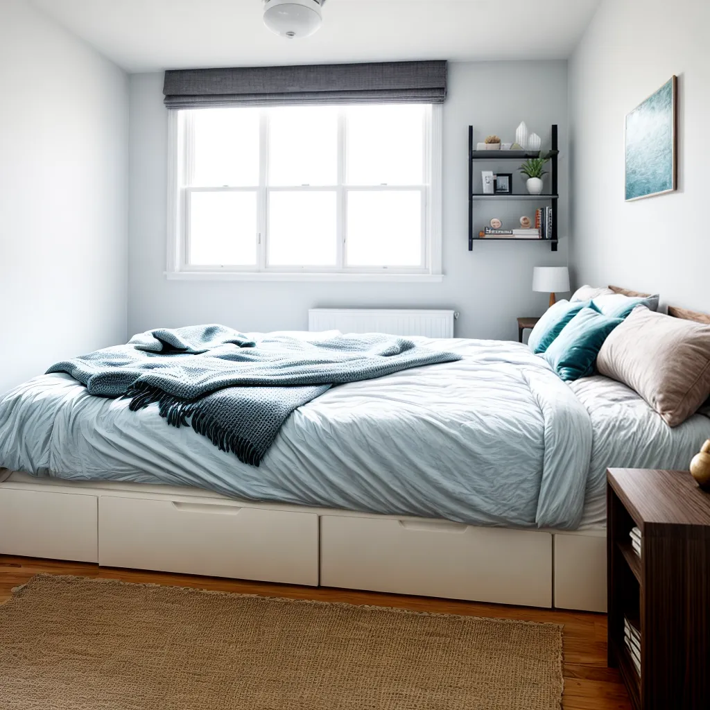 quarto acojedor minimalista cama armazenamento quarto acojedor minimalista cama armazenamento