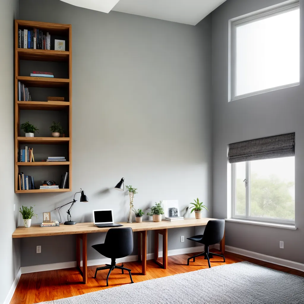 quarto escritorio confortavel natural