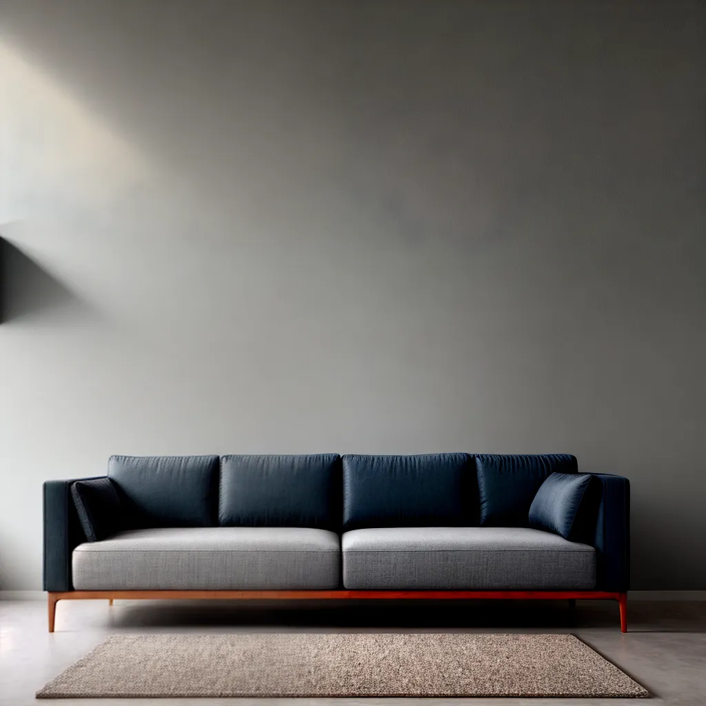 sofa moderno elegante ambiente minimalista