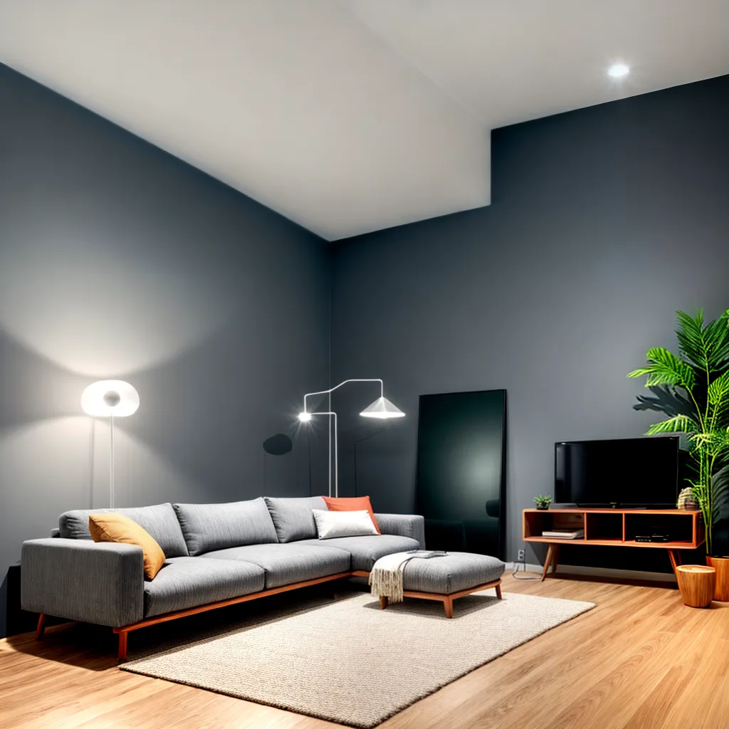 sala minimalista sofa design italiano