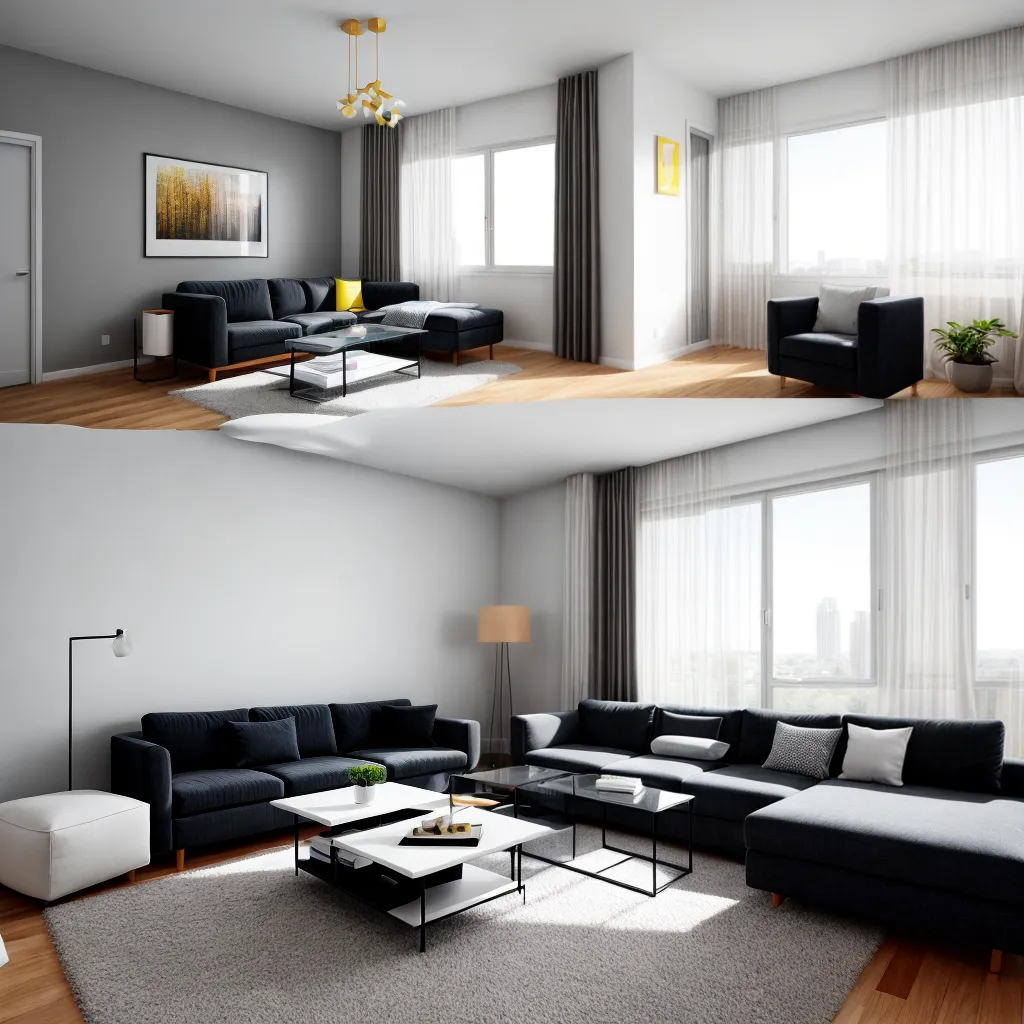 Sala minimalista com paleta neutra e luz natural