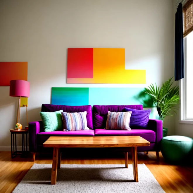 sala colorida decoracao diy 1 sala colorida decoracao diy 1