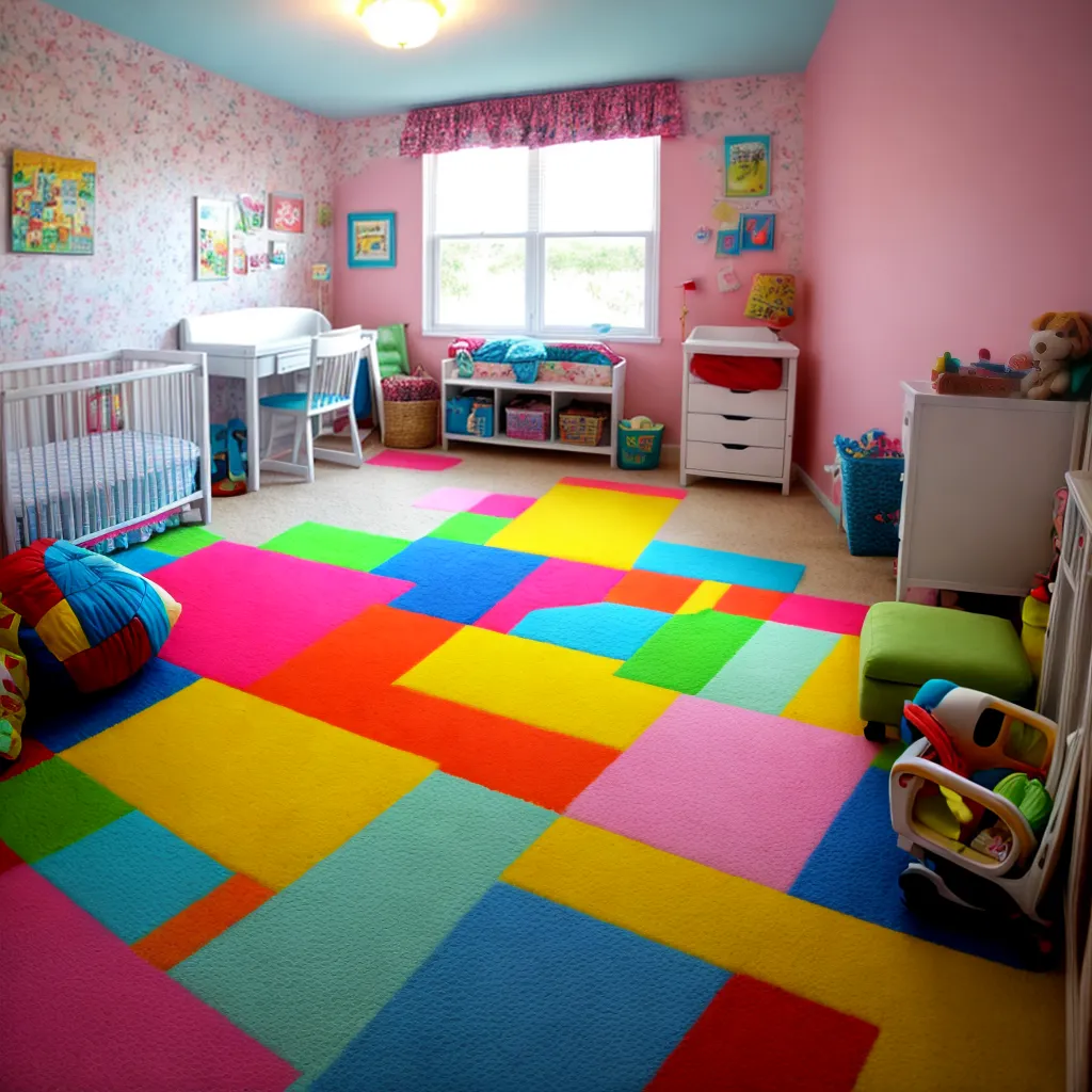 quarto bebe desorganizado colorido erros
