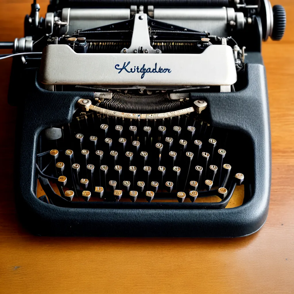 maquina de escrever vintage restauracao
