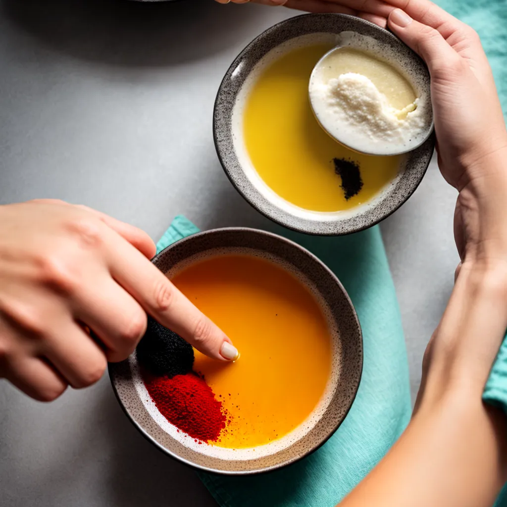 mulher misturando ingredientes bowl cosmeticos naturais mulher misturando ingredientes bowl cosmeticos naturais