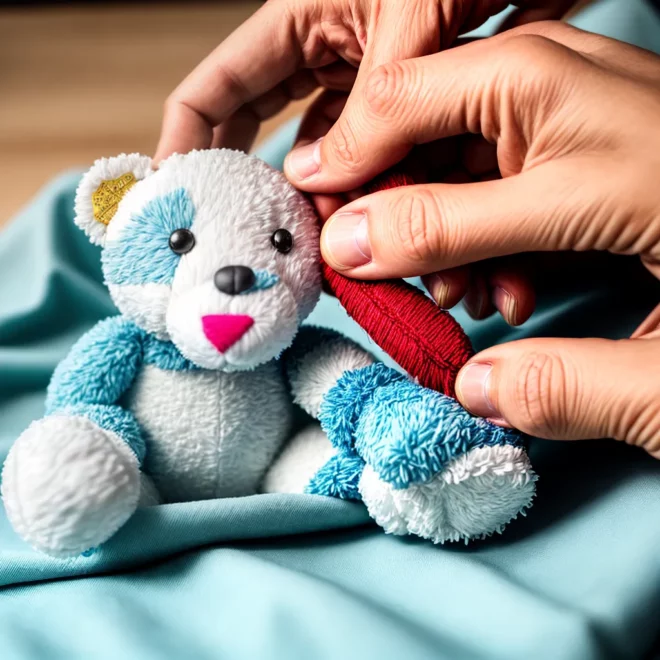 costura urso rasgado reparo infancia costura urso rasgado reparo infancia
