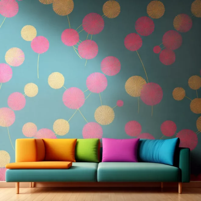 papel de parede ecletico geometrico ilustracoes