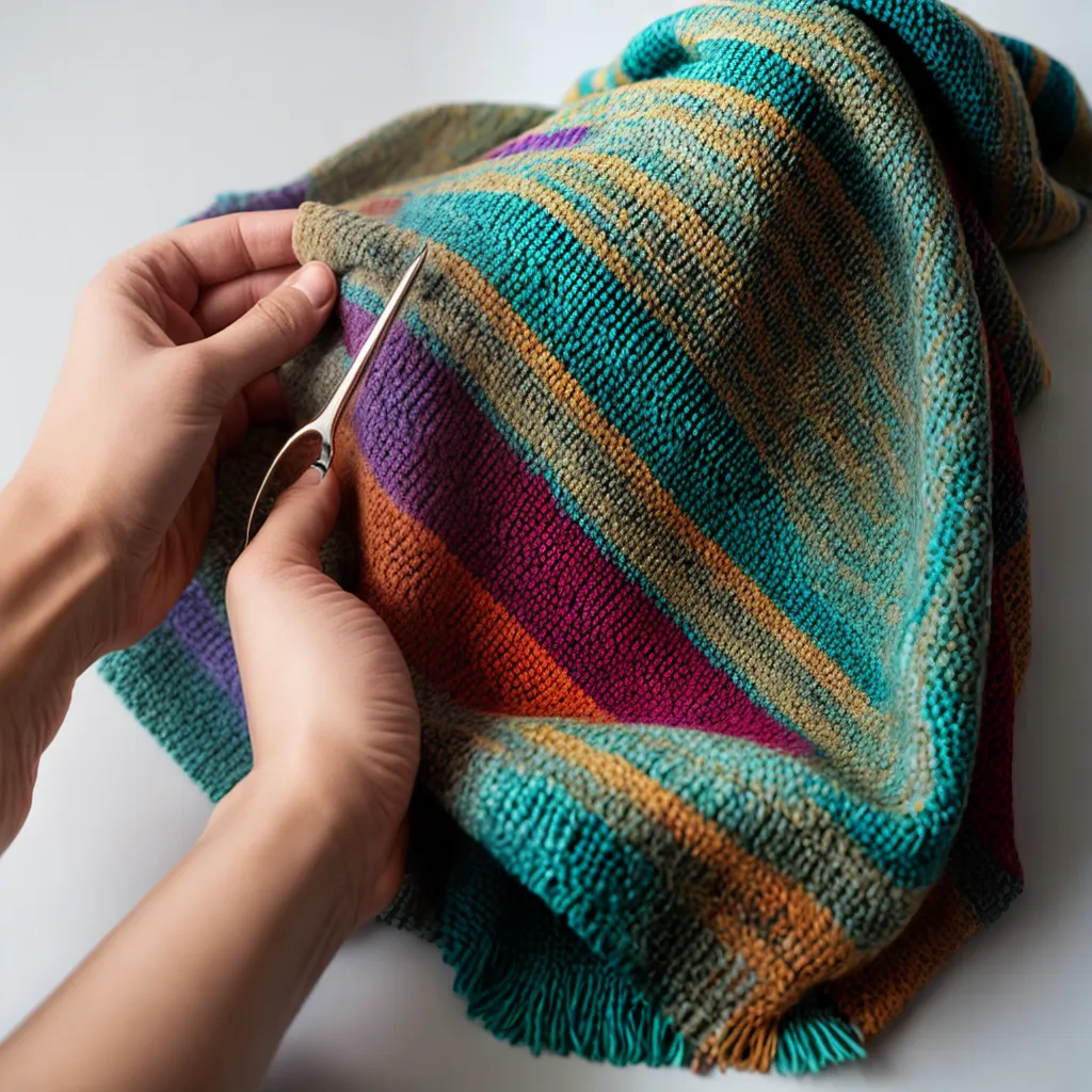 croche restauracao linha cores vibrantes