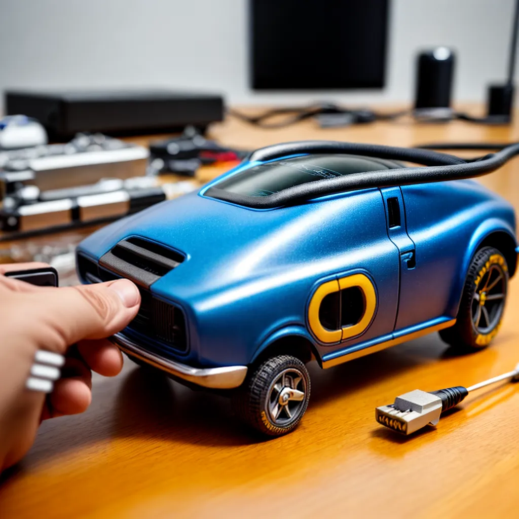 carrinho controle remoto quebrado conserto 1
