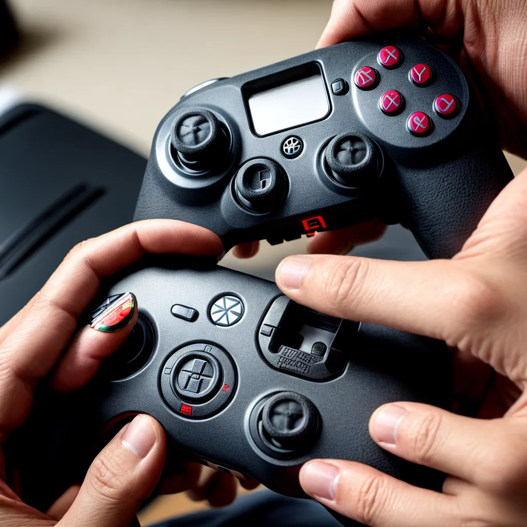 controle video game conserto analogico