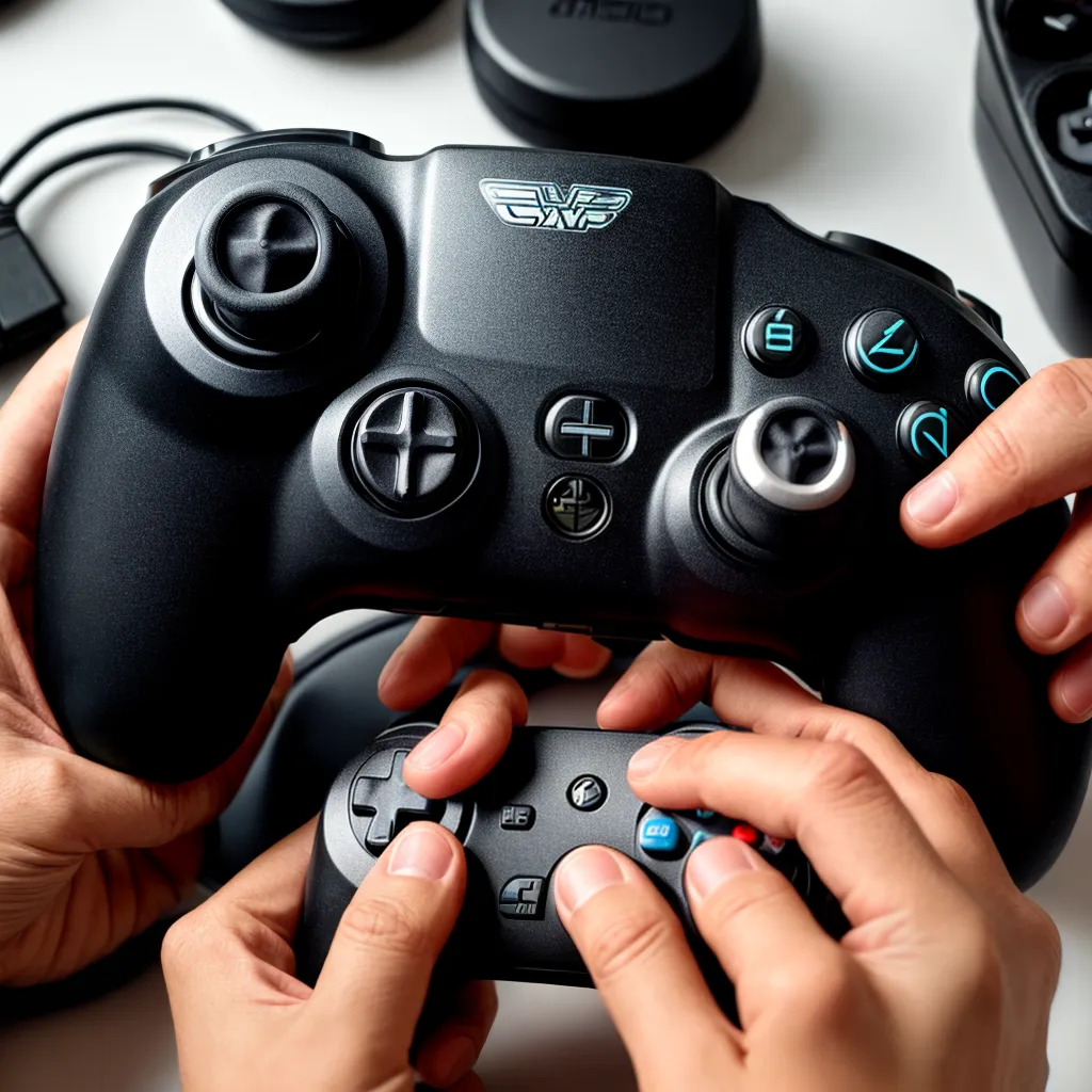 controle video game analogico quebrado 1