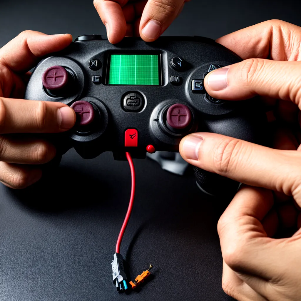 controle video game joystick reparo