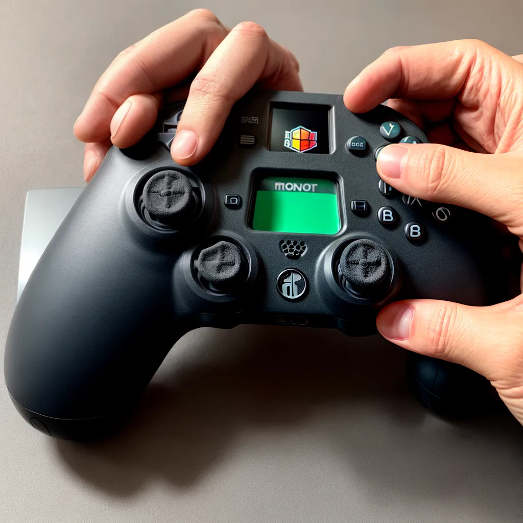 controle game analogico solto