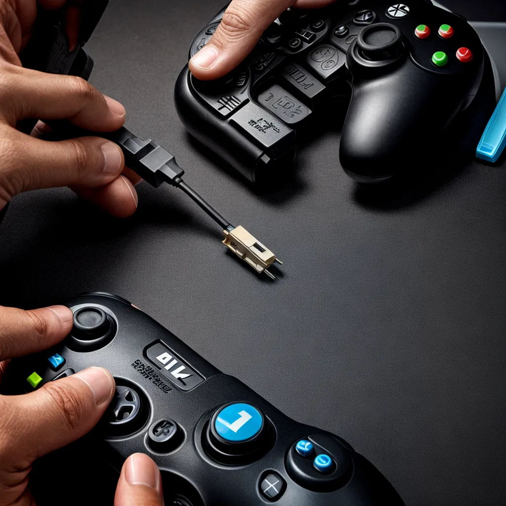 conserto analogico controle jogo