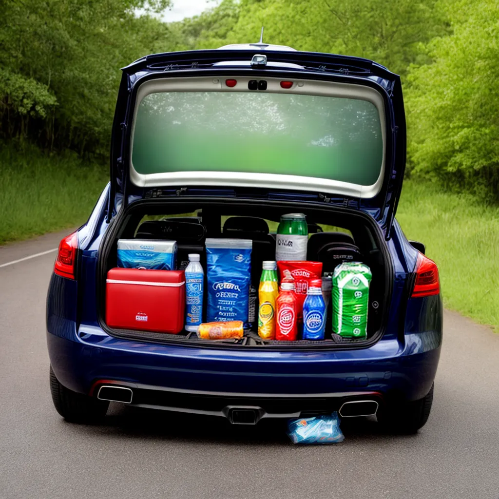 carro preparado viagem cobertor lancheira pneu estepe carro preparado viagem cobertor lancheira pneu estepe