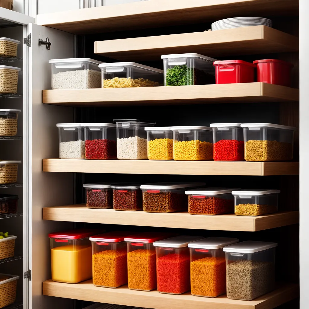 organizacao armario cozinha recipientes rotulos