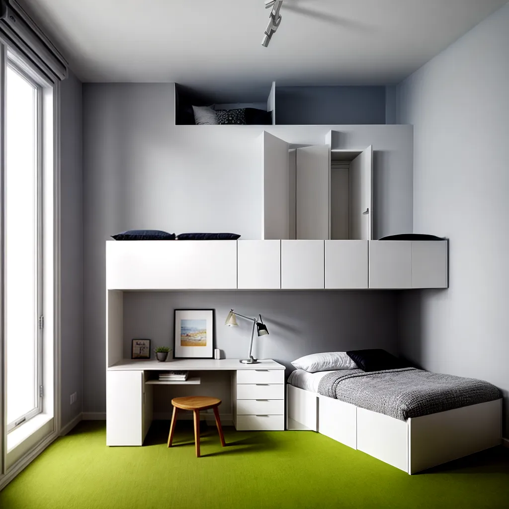 quarto minimalista loft cama organizado quarto minimalista loft cama organizado
