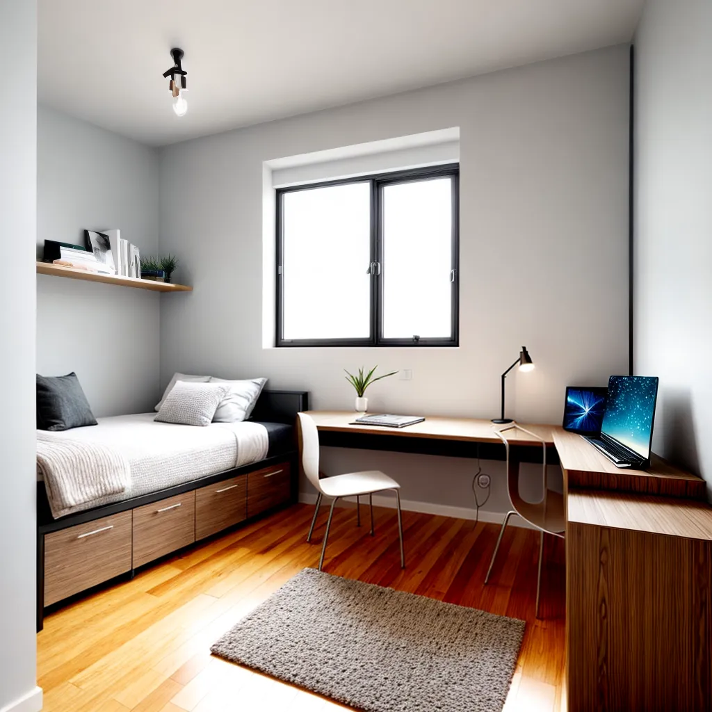 quarto minimalista loft cama organizado 1 quarto minimalista loft cama organizado 1